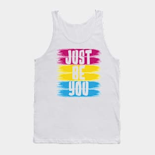 Just Be You, Pansexual Flag Tank Top